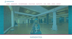 Desktop Screenshot of naradayoga.com